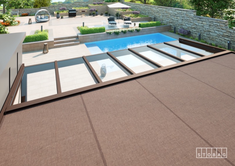 Oberglas Markise Bild